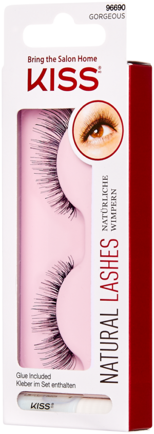 KISS Gorgeous Natural Eyelash Kit 1Pair