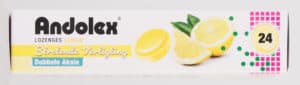 Andolex Lemon Soothing Relief Lozenges 24pk