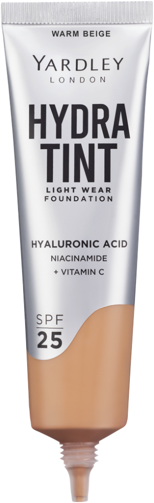 Yardley Warm Beige SPF 25 Hydra Tint Light Wear Foundation 30ml