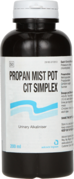 Propan Mist Pot CIT Simplex Urinary Alkaliniser 200ml