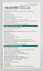Nicorette Freshfruit 2mg Nicotine Gum 30pk