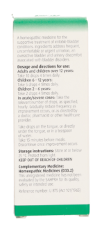 A. Vogel Bladder Irritation Formula Drops 30ml