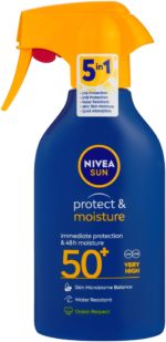 Nivea SUN SPF50+ Protect & Moisture Sunscreen Trigger Spray 270ml