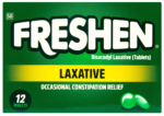 Freshen Bisacodyl Laxative Tablets 12pk