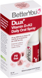 Betteryou DLux+ Vitamin D+K2 Daily Oral Spray 12ml
