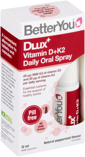Betteryou DLux+ Vitamin D+K2 Daily Oral Spray 12ml