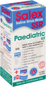 Salex Saline Sinus Rinse Paediatric Kit 20 x 0.8g