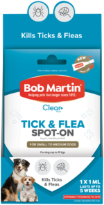 Bob Martin Clear Plus Tick & Flea Spot-On for Dogs 1ml