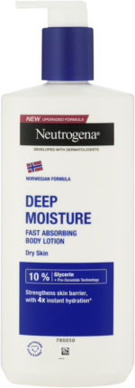Neutrogena Norwegian Formula Deep Moisture Fast Absorbing Body Lotion 400ml