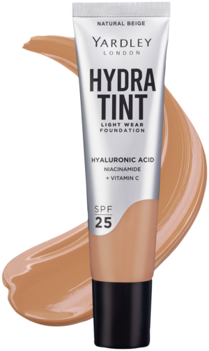Yardley Natural Beige SPF 25 Hydra Tint Light Wear Foundation 30ml