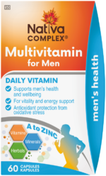 Nativa Complex Multivitamin Capsules for Men 60pk