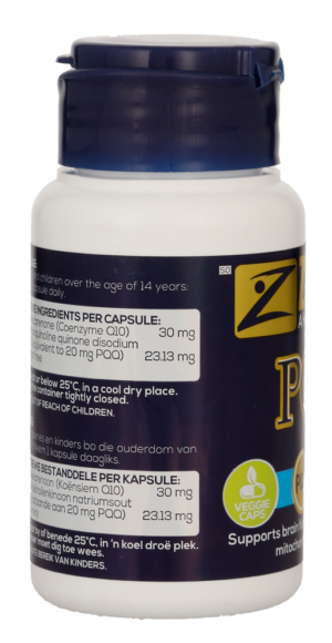 Zinplex PQQ Veggie Capsules 30pk