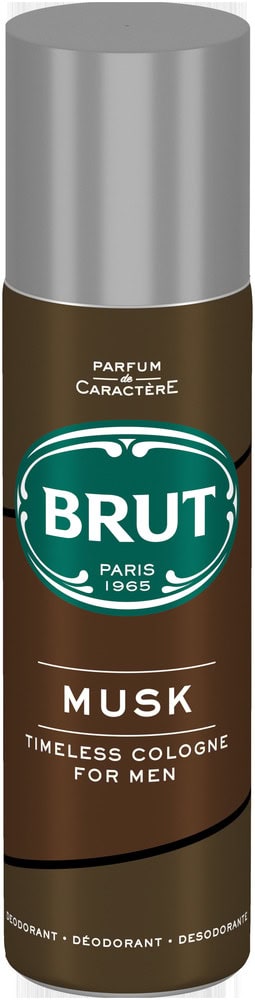 BRUT Musk Aerosol Deodorant Body Spray 120ml