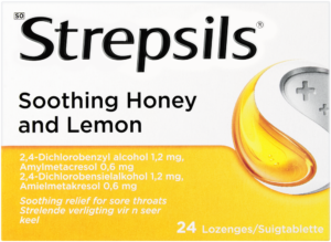 Strepsils Soothing Honey & Lemon Lozenges 24pk
