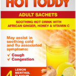 HOT Toddy Lemon Menthol Flavour Cold & Flu Sachets 4pk