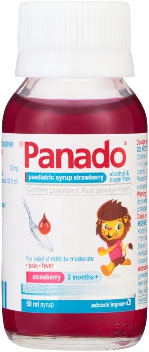 Panado Strawberry Paediatric Syrup 50ml