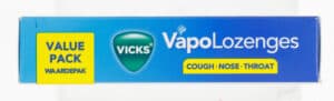 Vicks VapoLozenges Honey Lemon Menthol Lozenges 24pk