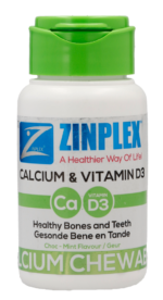 Zinplex Choc-Mint Flavour Calcium & Vitamin D3 Chewables 30pk