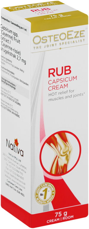 Osteoeze Rub Capsicum Cream 75g