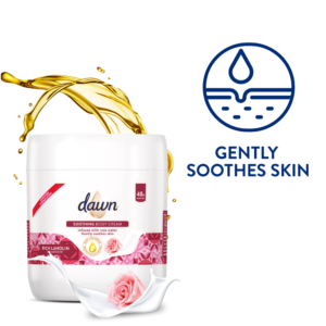 Dawn Rich Lanolin and Rose Water Soothing Body Cream 400ml