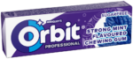 Wrigley's Orbit Strong Mint Flavoured Professional Sugarfree Chewing Gum 10pk