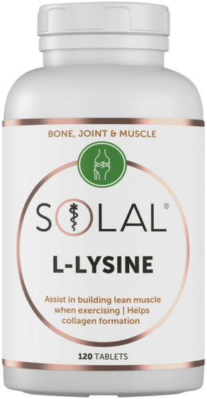 image-0 Solal L-Lysine Tablets 120pk