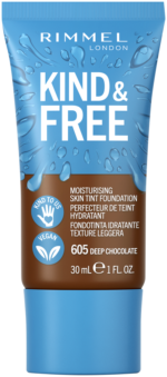 Rimmel Kind & Free Deep Chocolate Moisturising Skin Tint Foundation 30ml