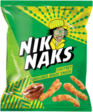 Niknaks Chutney Flavoured Maize Snack 50g