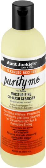 Aunt Jackie's Flaxseed Collection Purify Me Moisturizing Co-Wash Cleanser 355ml