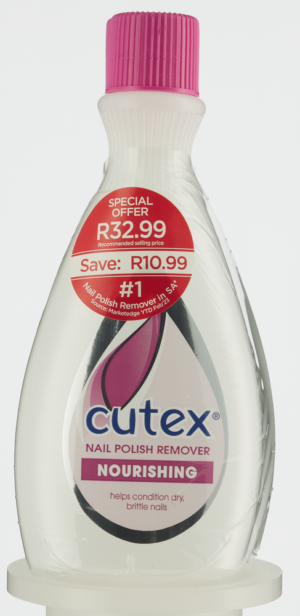 Cutex Nourishing Nail Polish Remover 2 x 100ml