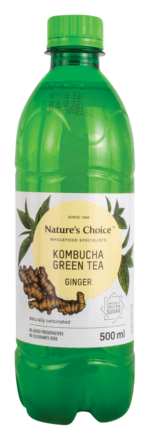 Nature's Choice Ginger Kombucha Green Tea 500ml