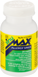 Sinumax Allergy Sinus Relief Caplets 20pk