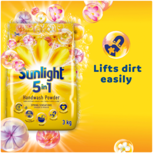 Sunlight Spring Sensations 5-in-1 Hand Washing Powder Detergent 3kg
