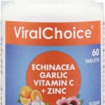 Viralchoice Echinacea, Garlic, Vitamin C + Zinc Tablets 60pk