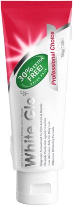 White Glo Professional Choice Toothpaste 195g