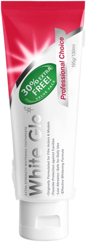 White Glo Professional Choice Toothpaste 195g