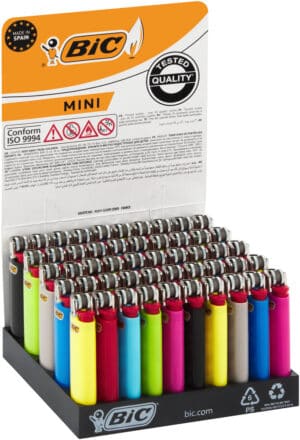 BIC Assorted J5 Mini Lighters 50pk
