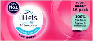 Lil-lets SmartFit Super Tampons 16s