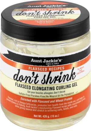 image-0 Aunt Jackie's Curls & Coils Collection Don't Shrink Flaxseed Elongating Curling Gel 426ml