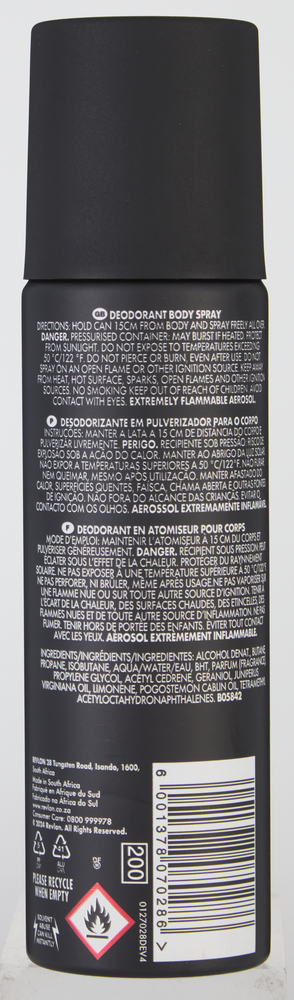 Revlon Man Fire & Ice Oud Deodorant Body Spray 120ml