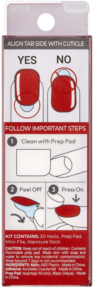 Impress The No Glue Mani Press On Nails 33pc