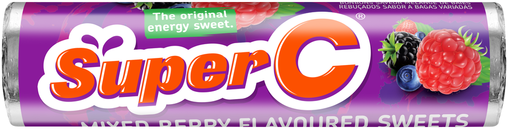 Super C Super C Mixed Berry Flavoured Sweets 36.9g