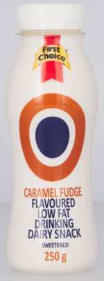 First Choice Caramel Fudge Flavoured Low Fat Drinking Dairy Snack 250g