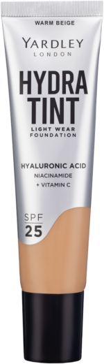 Yardley Warm Beige SPF 25 Hydra Tint Light Wear Foundation 30ml