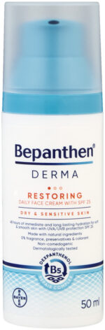 Bepanthen DERMA SPF 25 Restoring Daily Face Cream 50ml