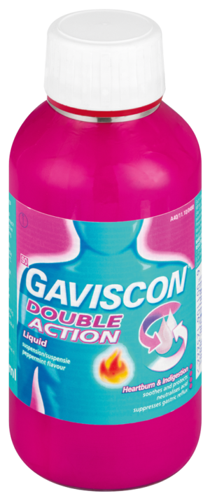 Gaviscon Peppermint Double Action Liquid Suspension 300ml