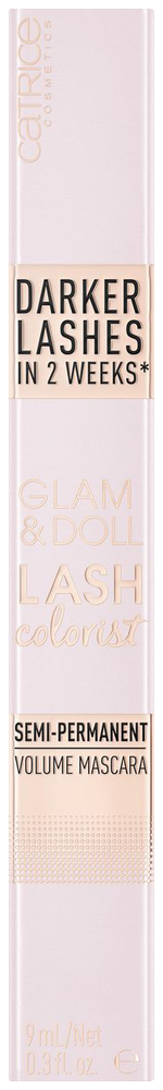 Catrice 010 Ultra Black Glam & Doll Lash Colorist Semi-Permanent Volume Mascara 1s