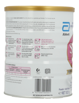 Similac Gold Comfort 3 Growing-Up Formula 820g