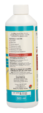 SELA Blood Clean Mixture 500ml