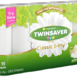 Twinsaver Twin Ply Toilet Tissue Roll 15pk